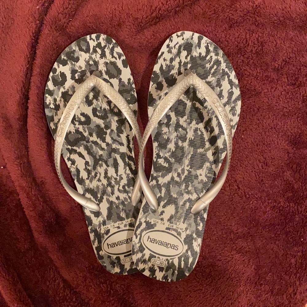 New Haviana Cheetah Flip Flops